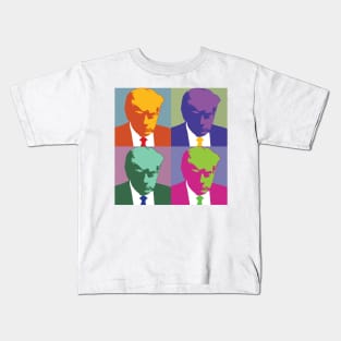 DONALD TRUMP MUG SHOT | POP ART Kids T-Shirt